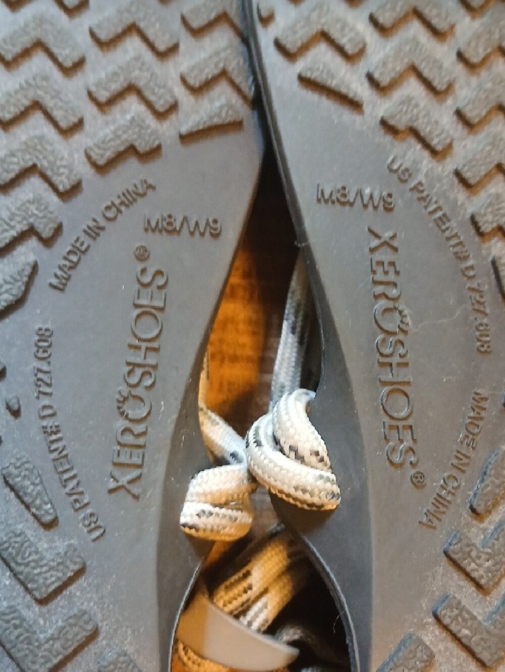 XeroShoes FeelTheWorld Women sz 9 or Mens Sz 8 Gray& White(newcolor) - Picture 5 of 6